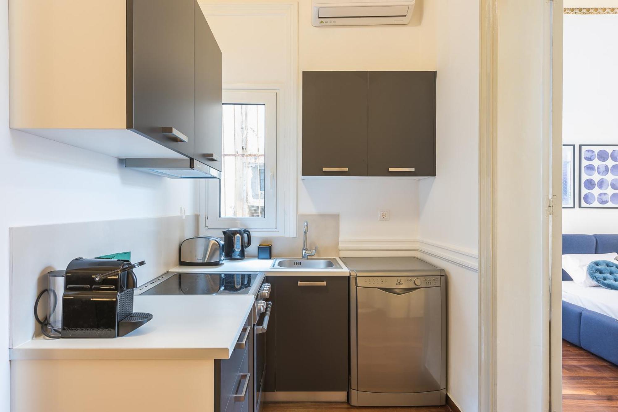 Mavrogenous - The Mansion Apartment Athena Ruang foto