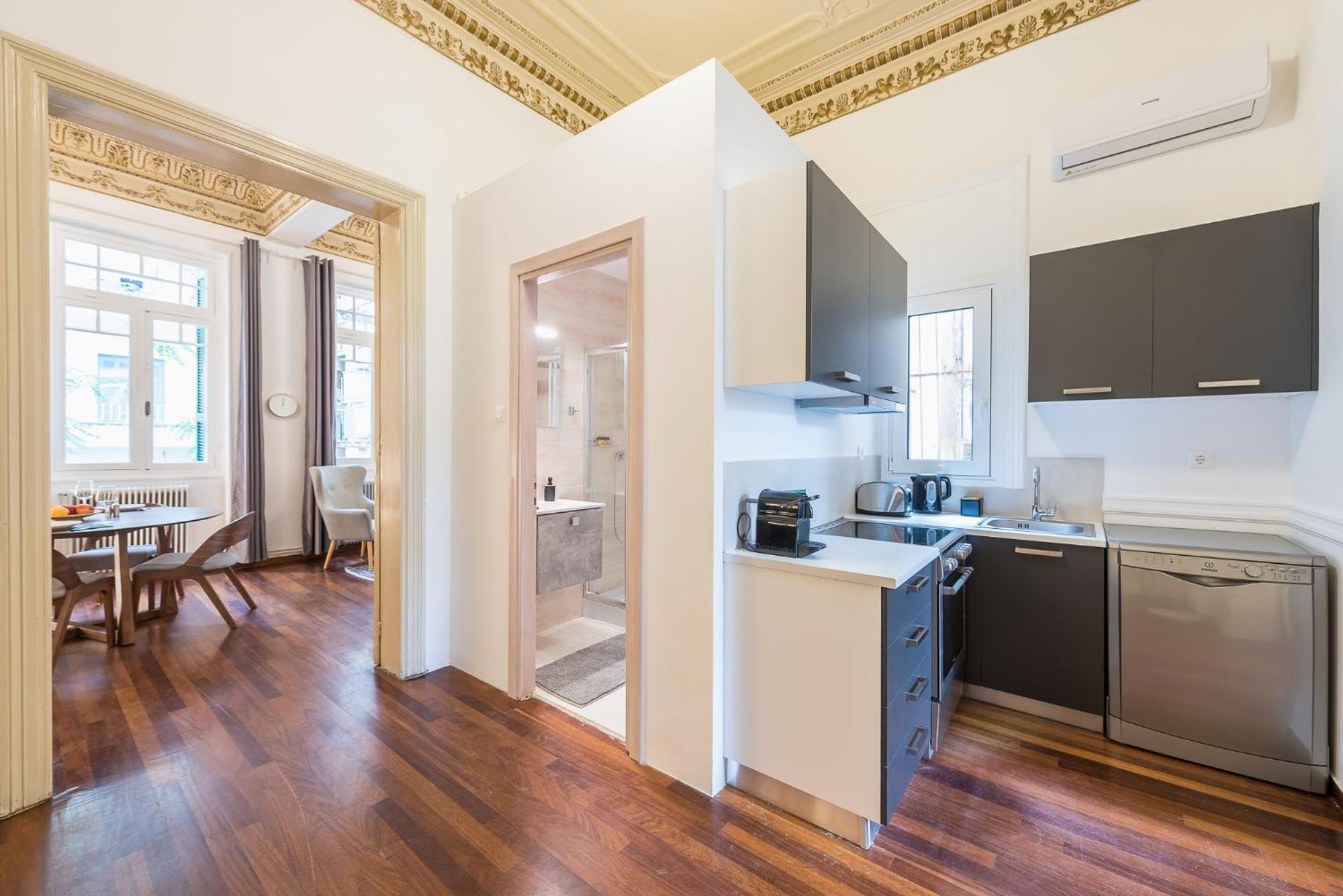 Mavrogenous - The Mansion Apartment Athena Ruang foto